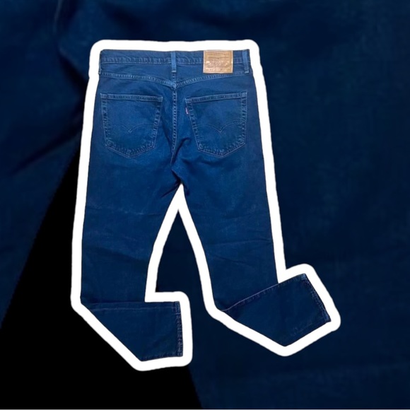 Levi’s Lot 512 Navy Denim Jeans Men’s W32 L30 - Picture 3 of 5